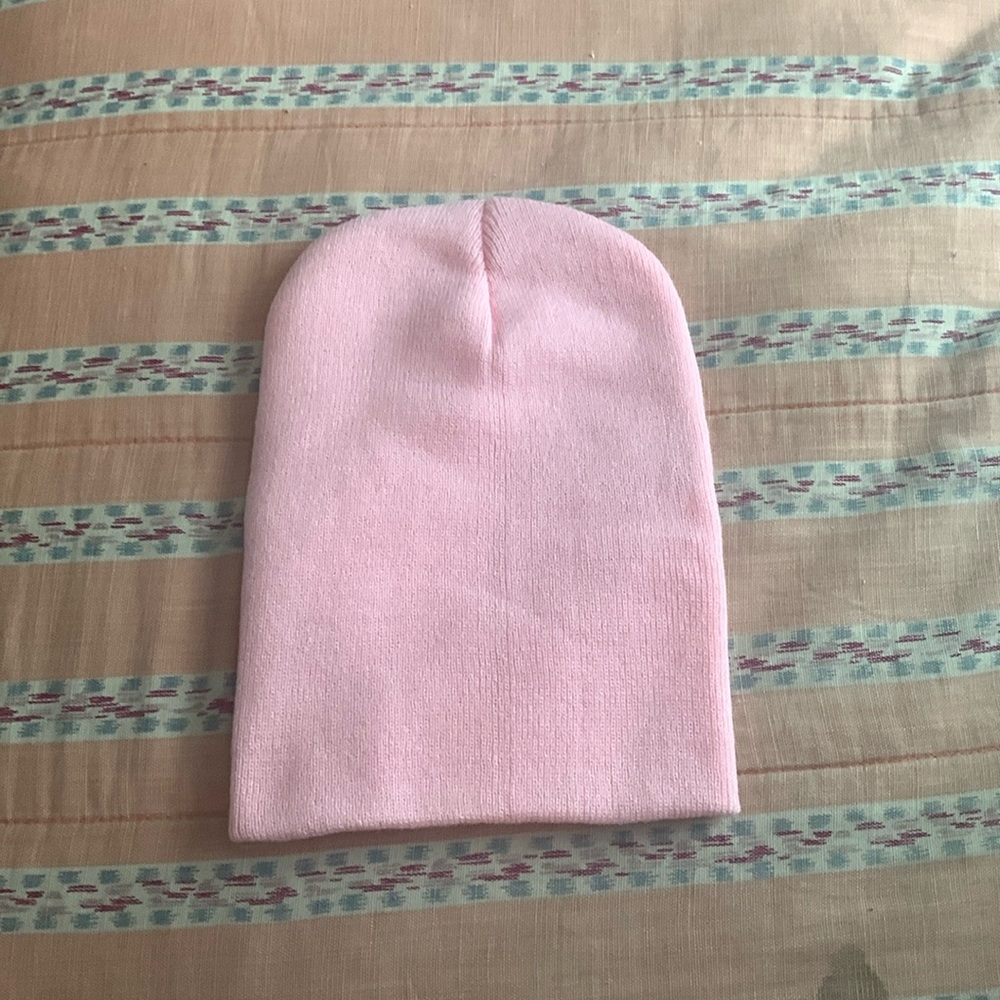 Pink beanie